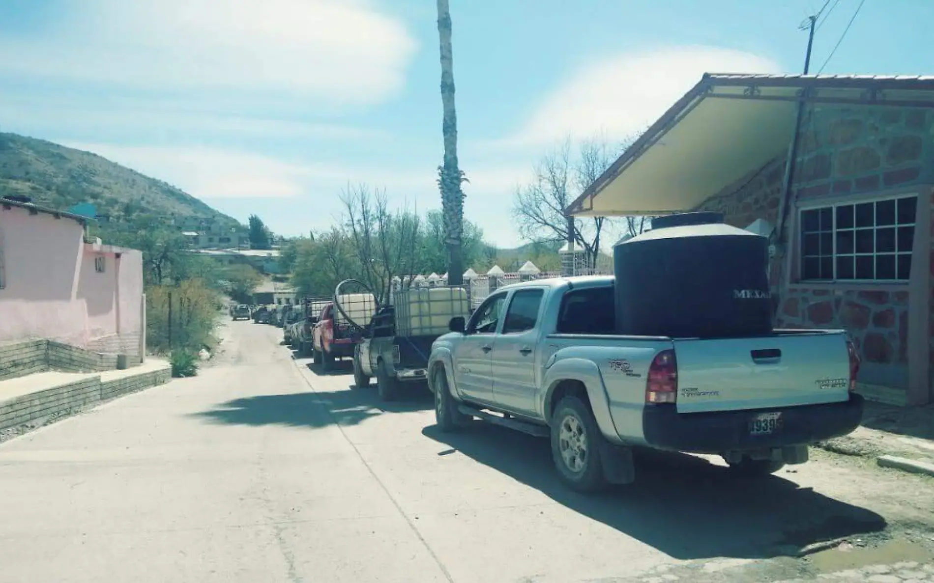 Reportan desabasto de agua potable en Santa María del Oro